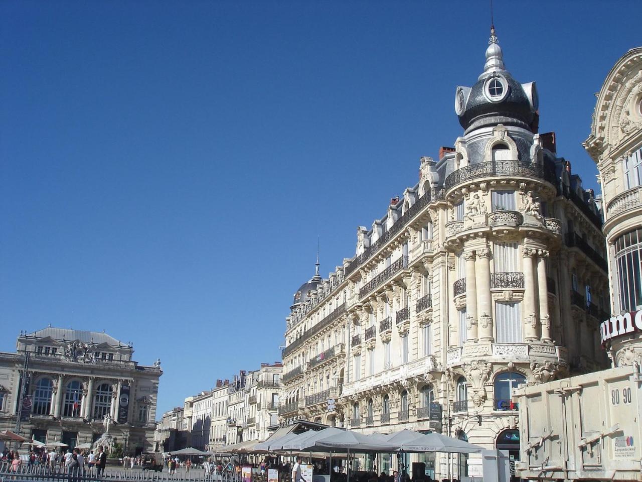 Douillet Et Coquet Appartement Climatise - Parking Prive Gratuit - Centre Montpellier Zewnętrze zdjęcie